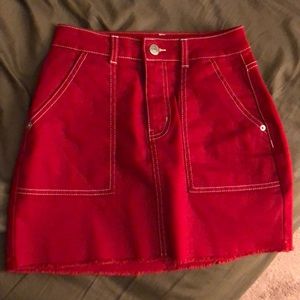 red skirt